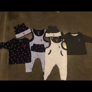 Polo 3-6 months lot jumper beanies longsleeve